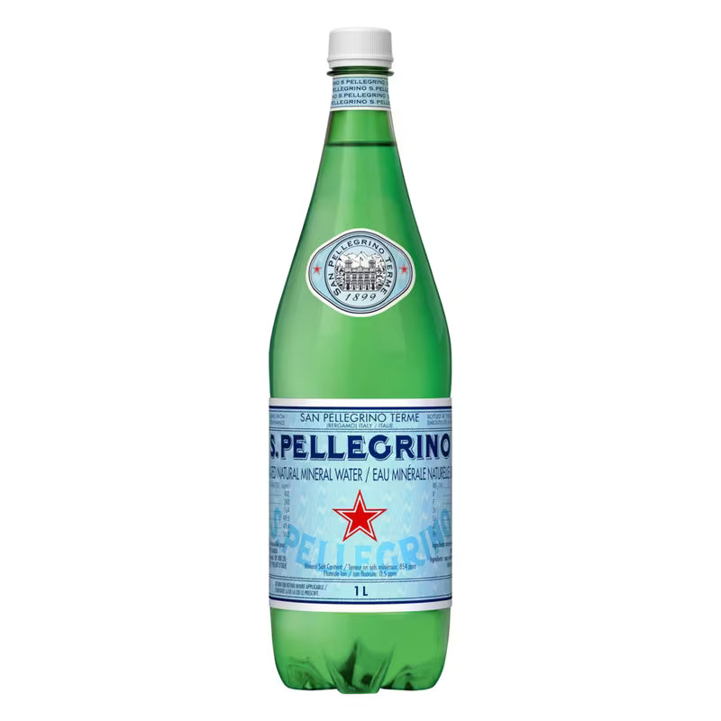 San Pellegrino Sparkling Carbonated Mineral Water 1L