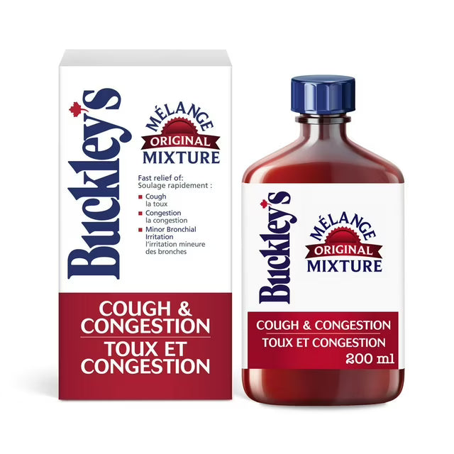 Buckley's Original Mixture Cough Congestion Syrup (200mL)