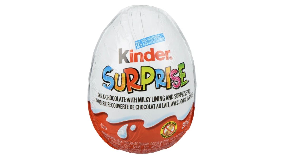 Kinder Surprise Egg Chocolate & Toys 20 g