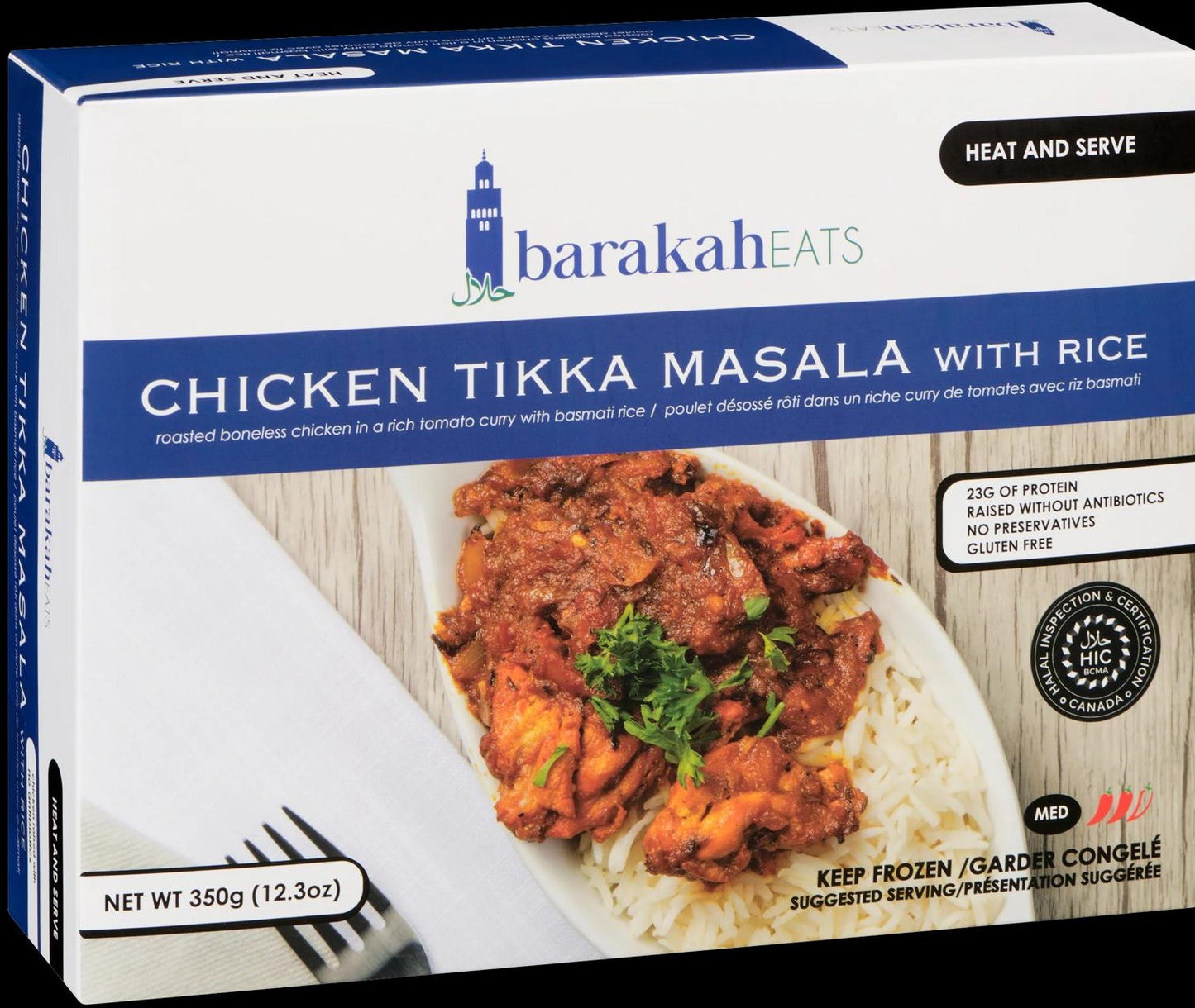 Barakah Eats Chicken Tikka Masala with Rice 350g