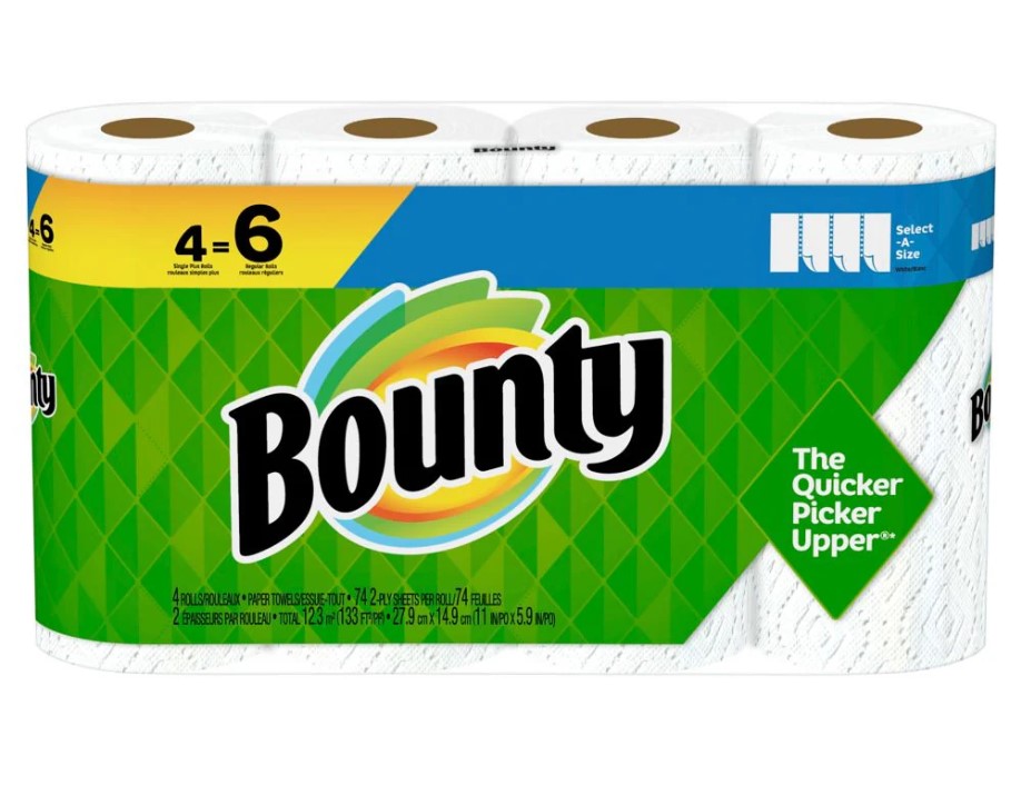 Bounty Paper Towels 4 Rolls
