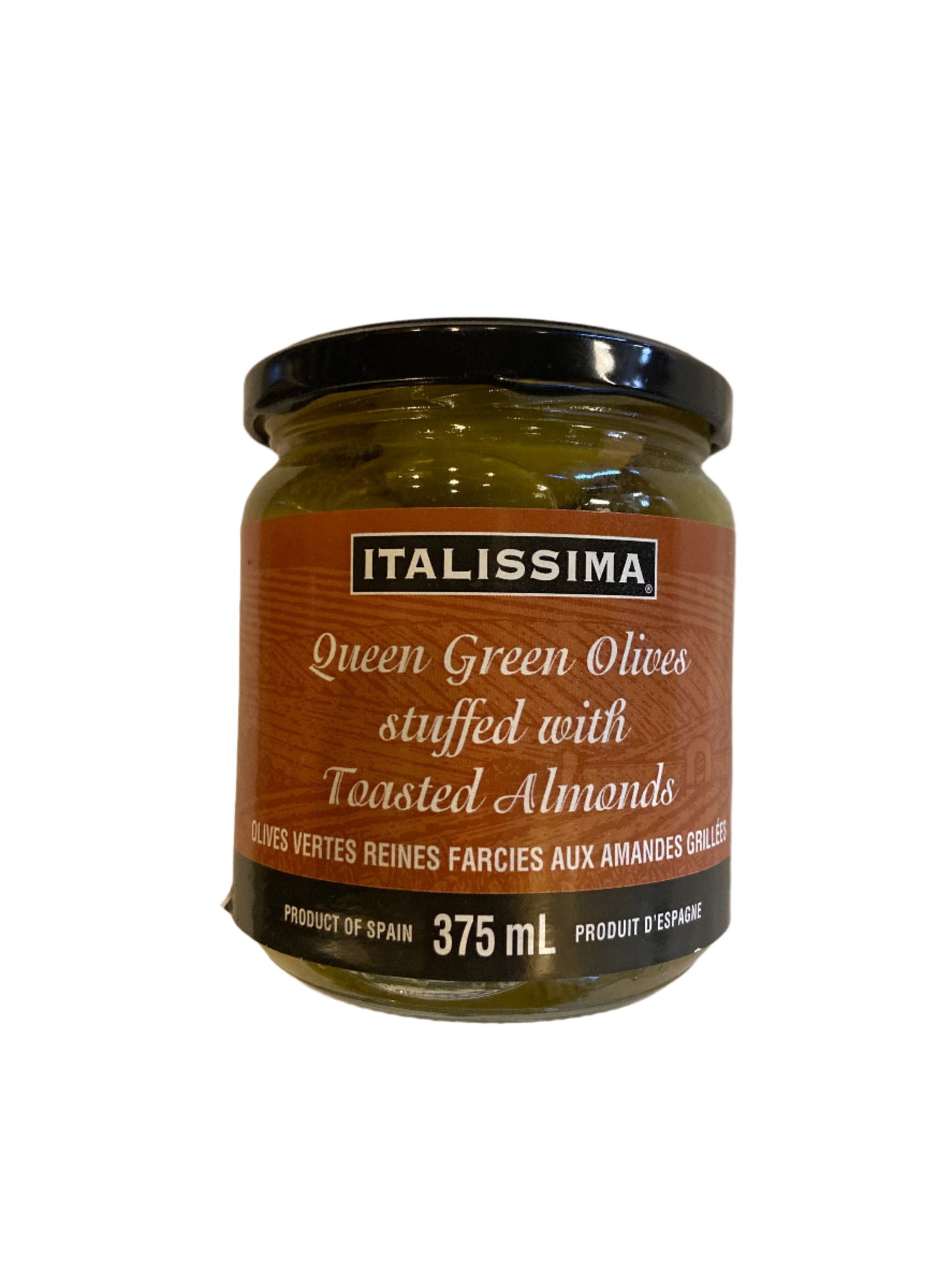 Green Olives Queen with Almonds 375mL