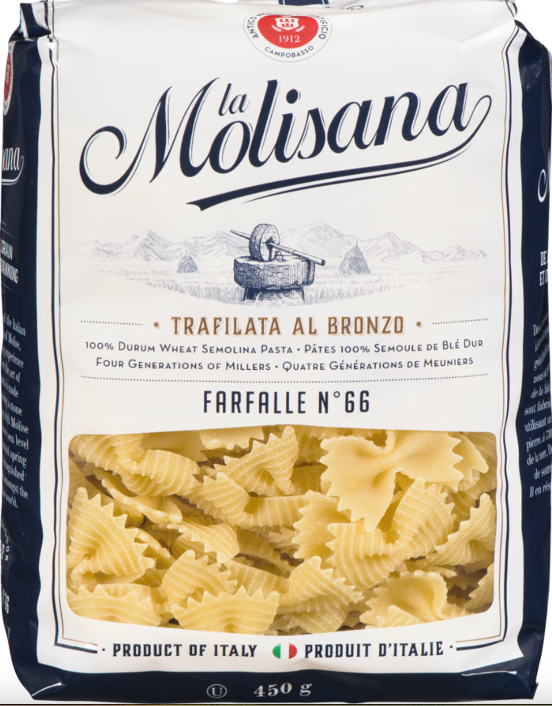 La Molisana Bow Tie Pasta Farfalle - 450g