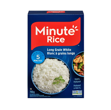 Minute Rice Long Grain White 700g
