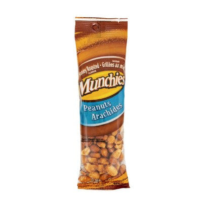 Munchies roasted peanuts packaging on a white background