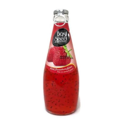 Basil Seed Drink with Strawberry - 290 mL