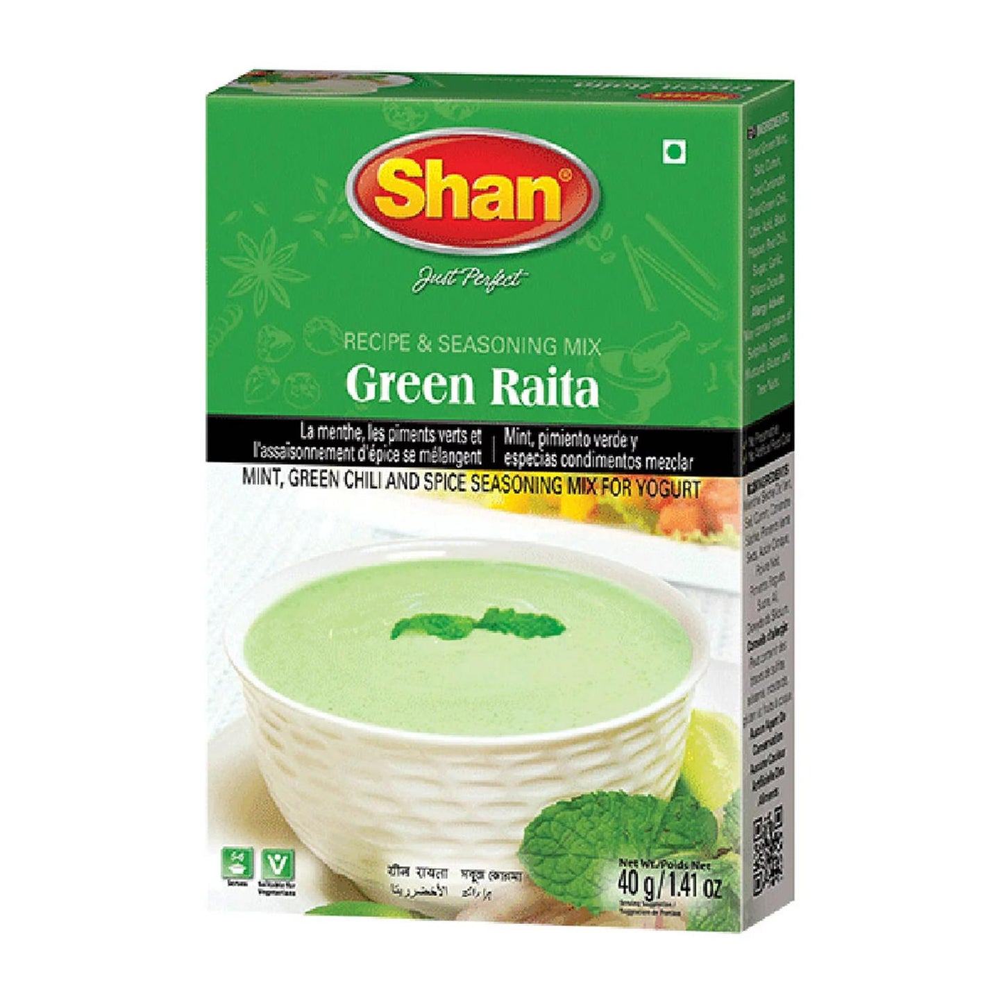 Shan Green Raita Seasoning Mix 40g