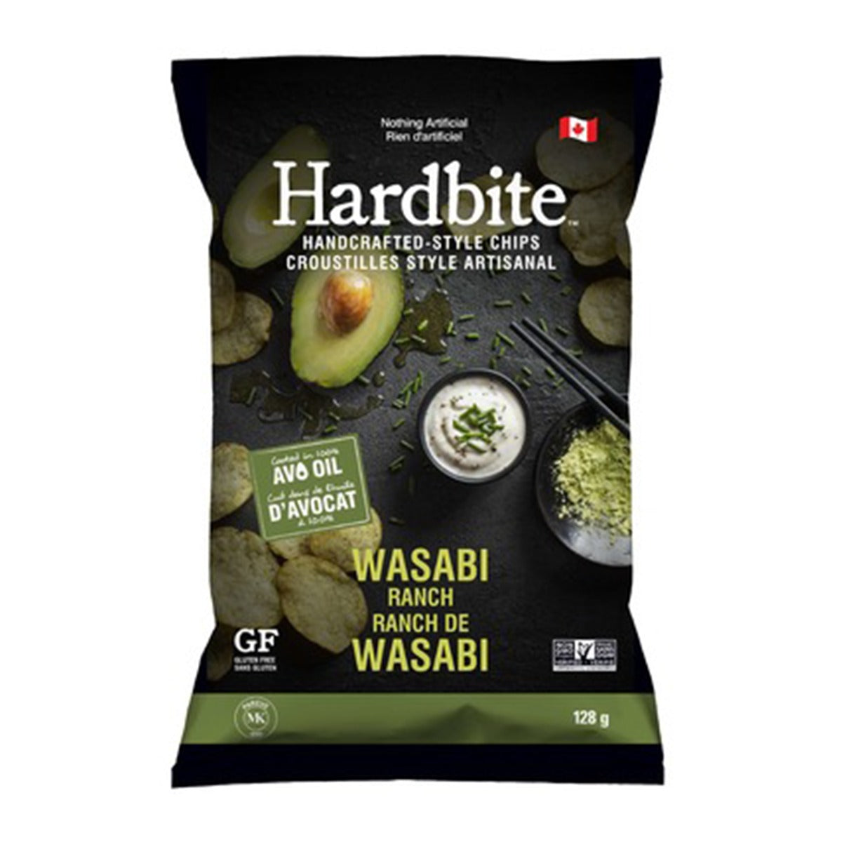Hardbite - Avocado Oil Chips - Wasabi Ranch, 550 Gram
