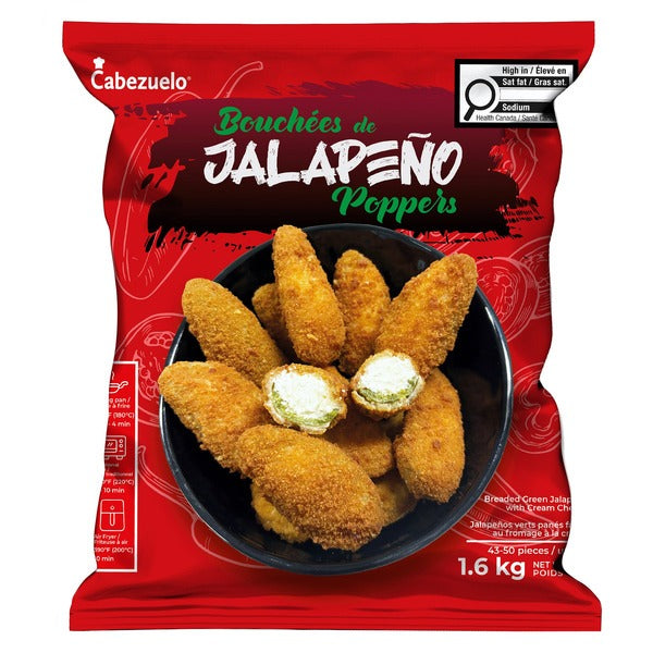 Cabezuelo Breaded Jalapeno Poppers 1.6kg