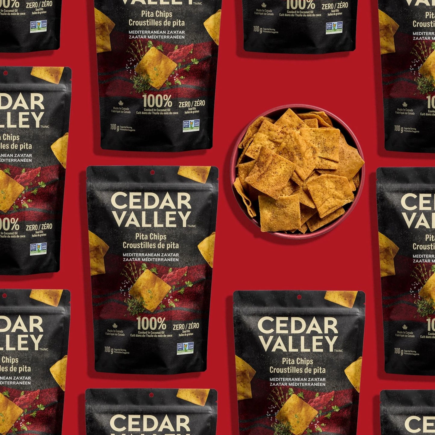 Cedar Valley Mediterranean Za'atar Pita Chips, 760 g