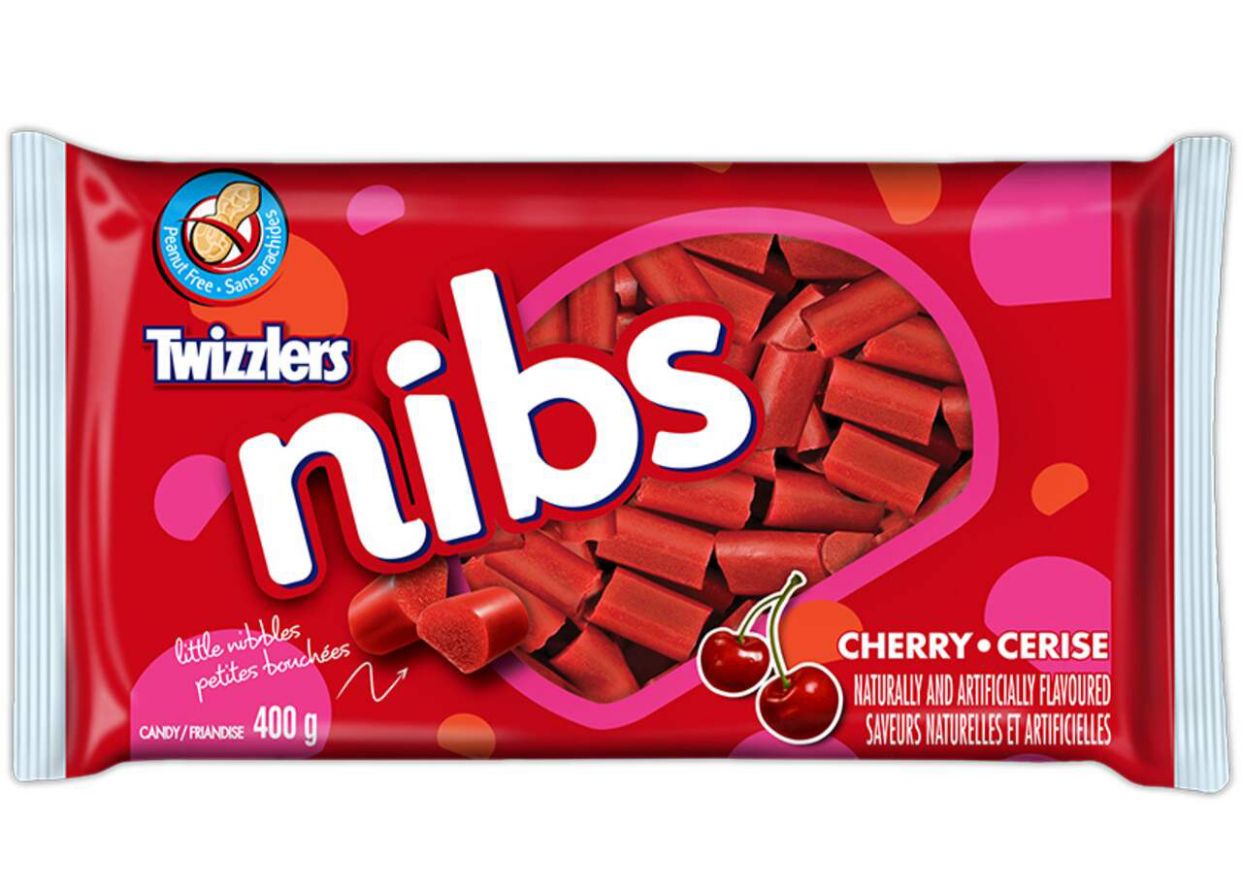 Twizzlers Cherry Nibs Candy, 400-g