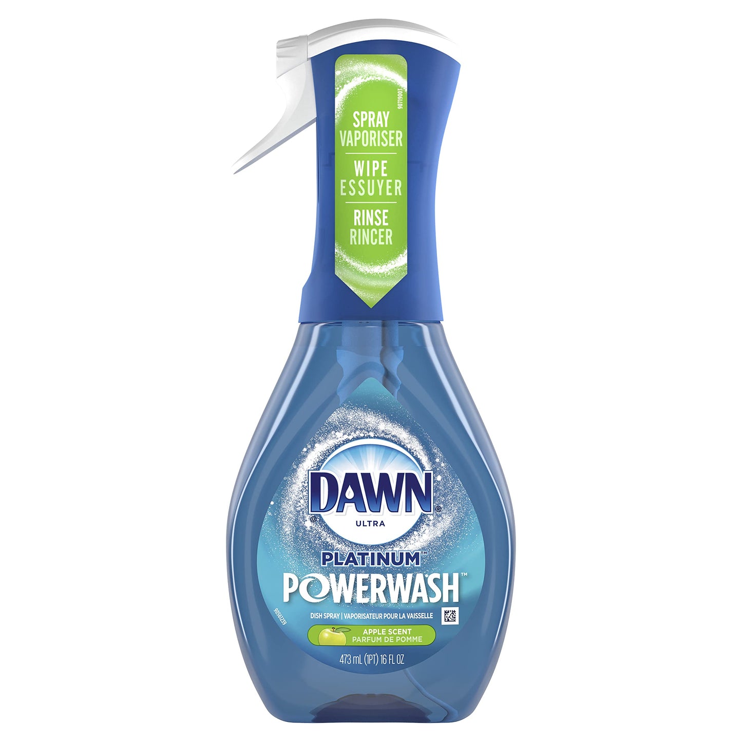 Dawn Platinum Powerwash Dish Spray Starter Kit, Dish Soap, Apple Scent, 473 mL