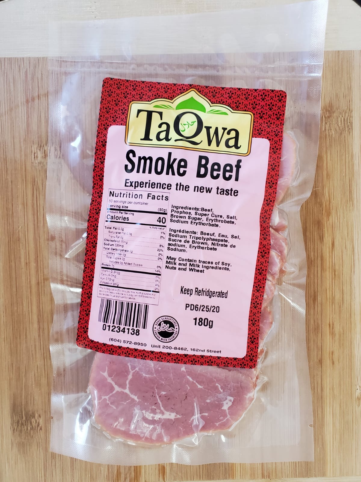 Smoked Beef 180g