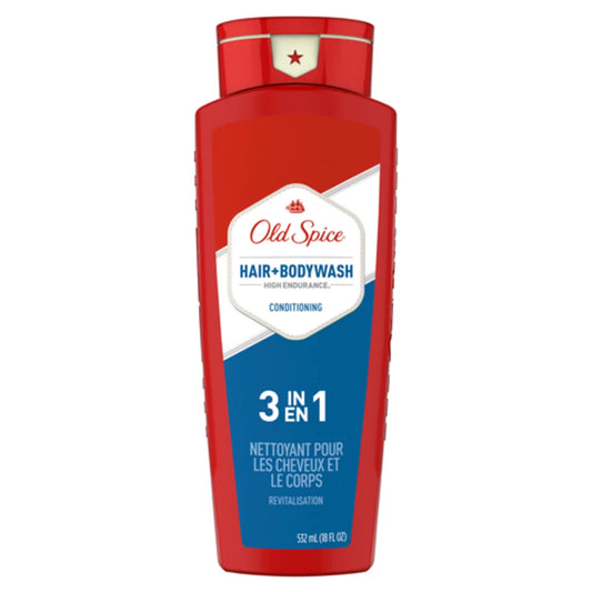 Old Spice Hair & Body Wash High Endurance 3 In 1 Conditioning 532 ml