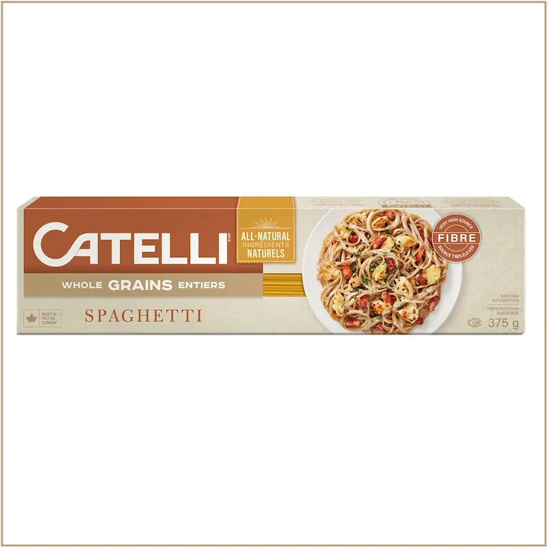 Catelli Whole Grains, Spaghetti Pasta 375 g
