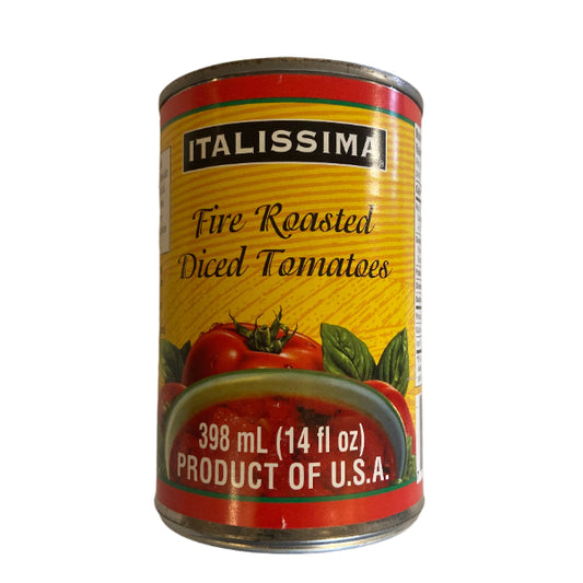 FIRE ROASTED DICED TOMATOES 398mL