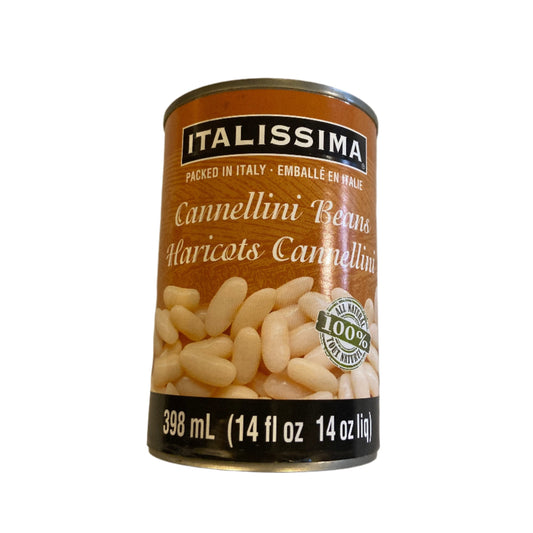 ITALISSIMA CANNELLINI WHITE BEANS 398mL