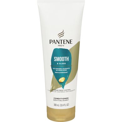 Pantene Conditioner with Frizz Control, Smooth & Sleek 308 mL