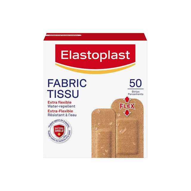 Elastoplast Flexible Fabric Bandages (50 Strips)