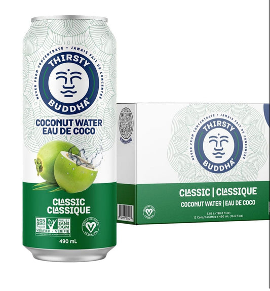 THIRSTY BUDDHA Coconut Water All Natural 490 mL