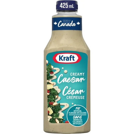 Kraft Creamy Caesar Salad Dressing, 425 mL Bottle