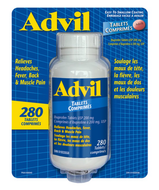 Advil 280 Tablets