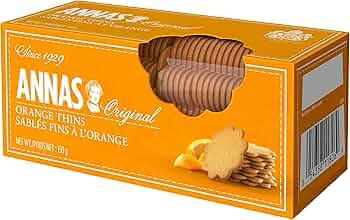 Annas Orange Thins Biscuits