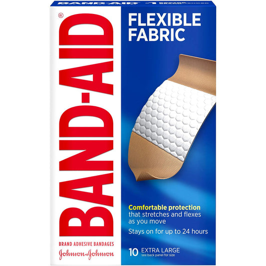 Band-Aid Extra Large Flex Fabric (10pcs)