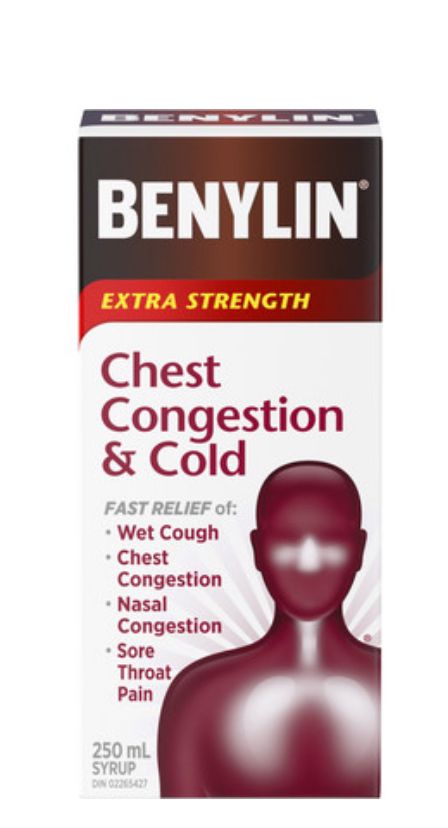 Benylin Extra Strength Cough Syrup 250ml