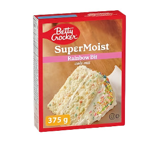 Betty Crocker Rainbow Bit Cake Mix 375g