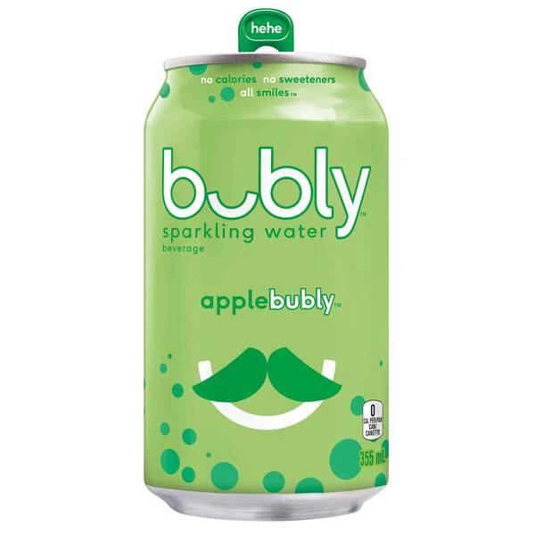Bubly Sparkling Water Apple 355 mL