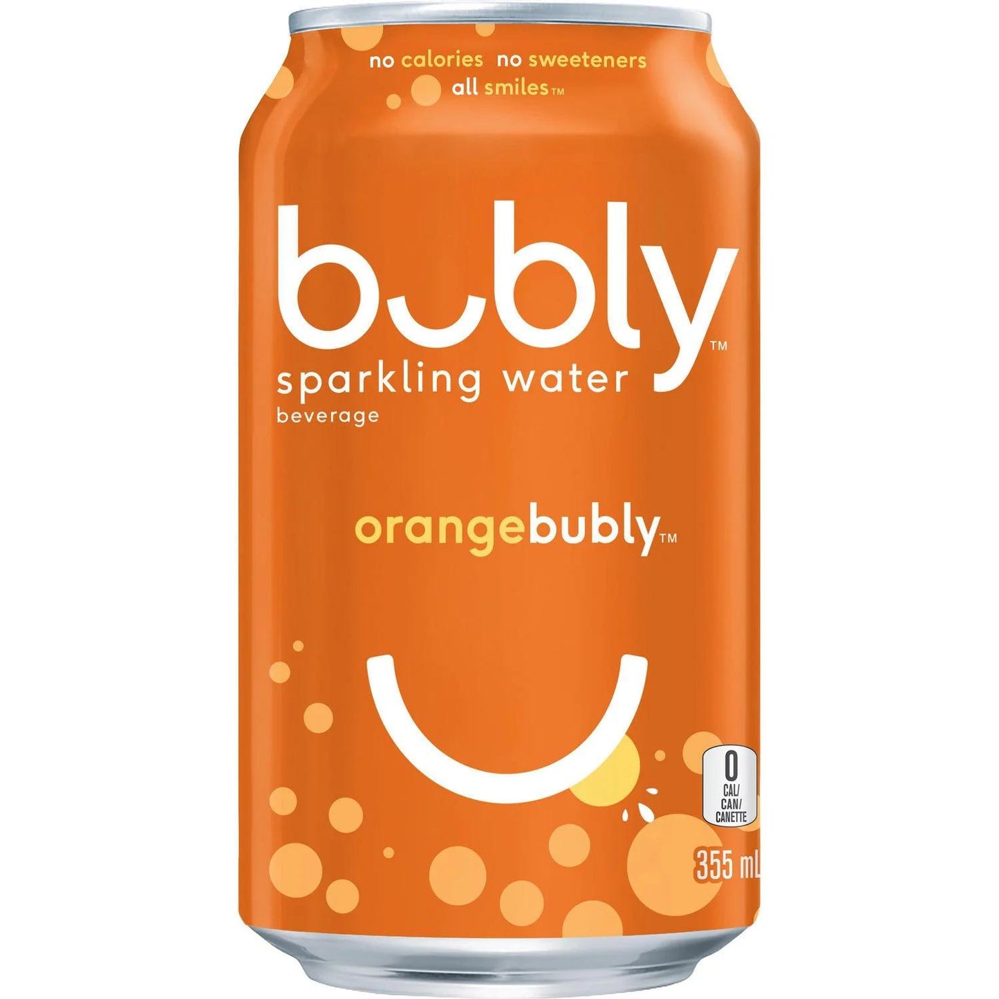 Bubly Sparkling Water Orange 355 mL
