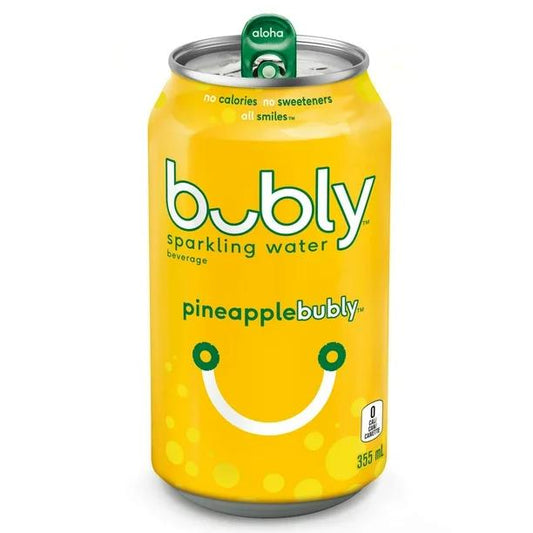 Bubly Sparkling Water Pineapple 355 mL