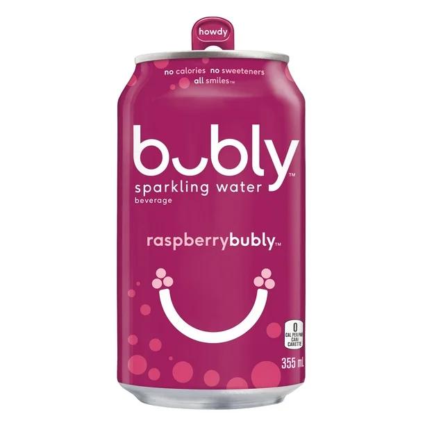 Bubly Sparkling Water Raspberry 355 mL