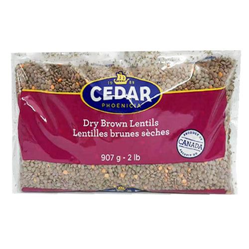 Cedar Dry Brown Lentils 907g