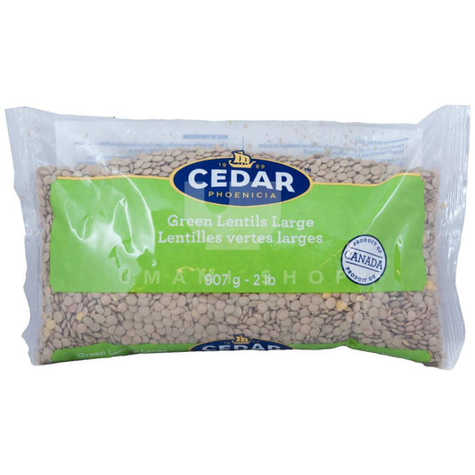 Cedar Dry Green Lentils 907g