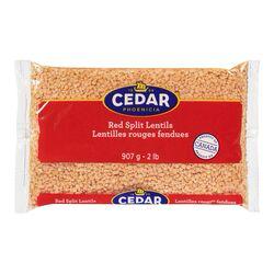 Cedar Red Split Lentils 2lbs
