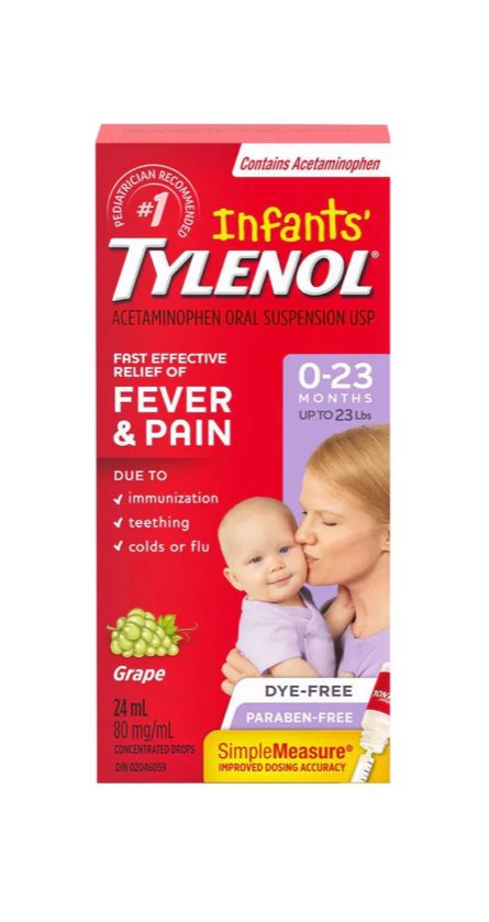 Children's Tylenol Grape Ages 0-23 Months - 24ml