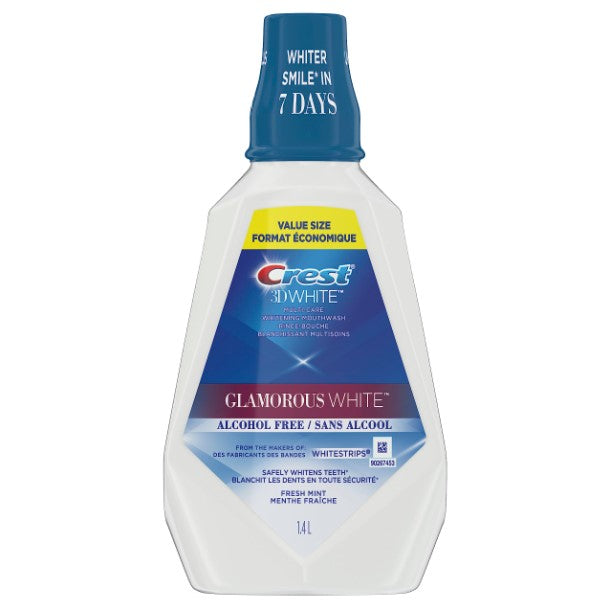 Crest 3D White Mouthwash Alcohol Free - 1L