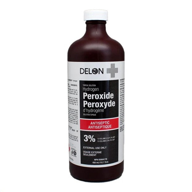 Delon Hydrogen Peroxide 3% 450ml