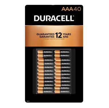 Duracell AAA Alkaline Batteries (40 count)