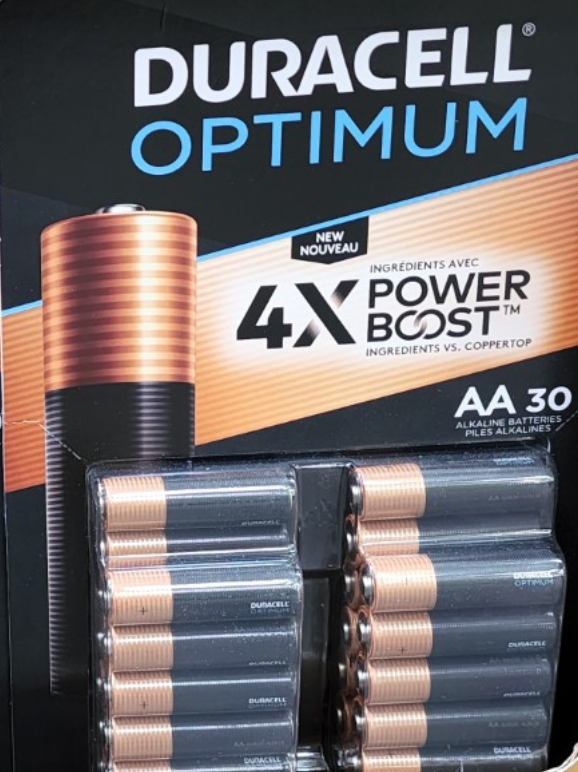 Duracell Optimum AA Batteries (30-Pack)