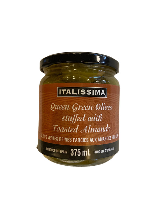 Green Olives Queen with Almonds 375mL