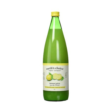 Earth's Choice Organic Lemon Juice 1 L