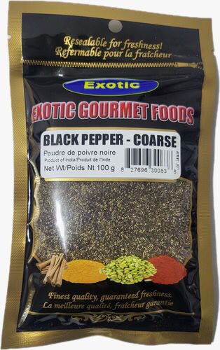 Exotic Black Pepper - Coarse 100g