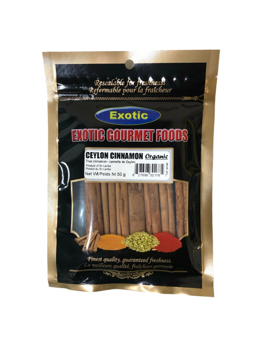 Exotic Ceylon Cinnamon Organic 50g
