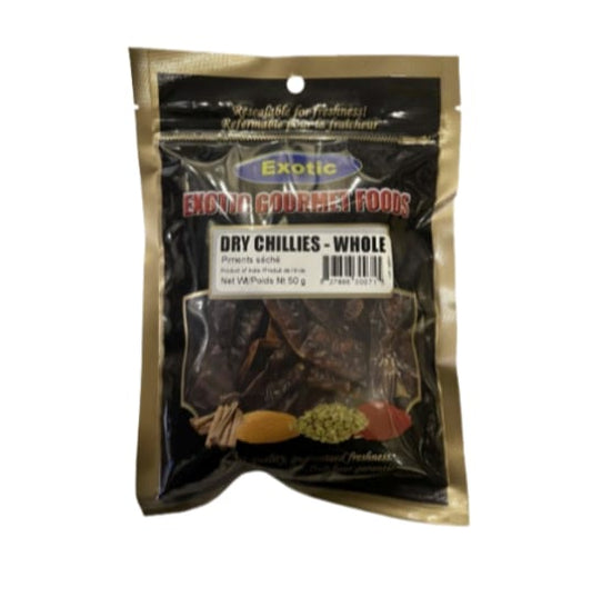 Exotic Dry Chillies - Whole 50g