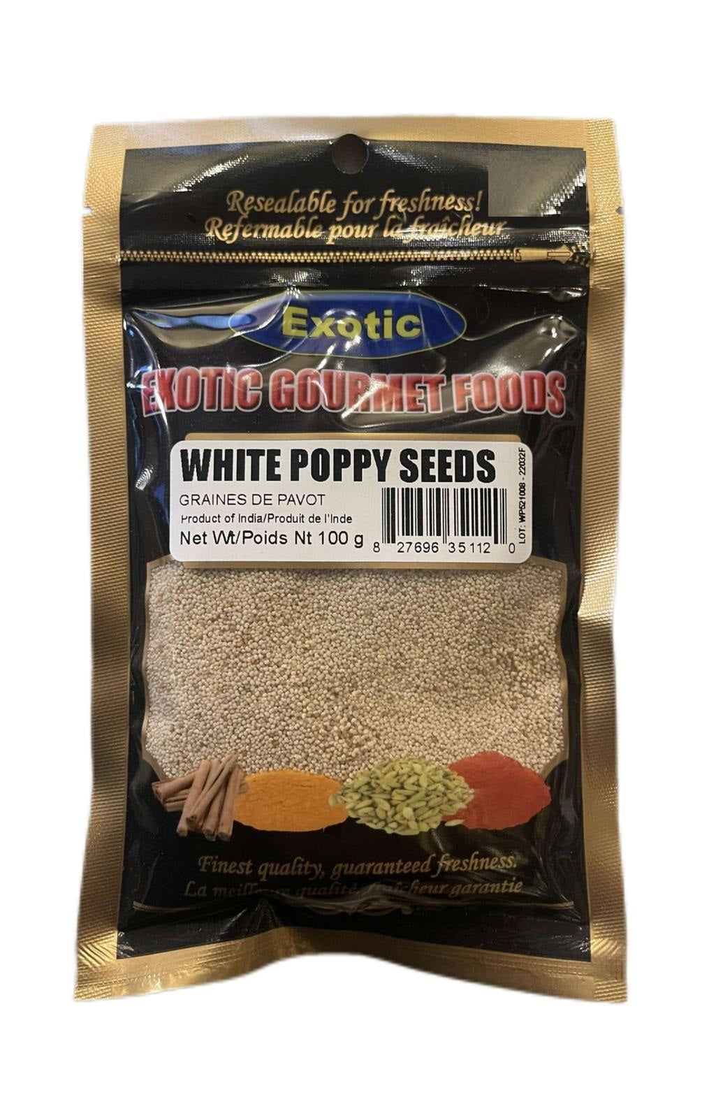 Exotic White Poppy Seeds 100g