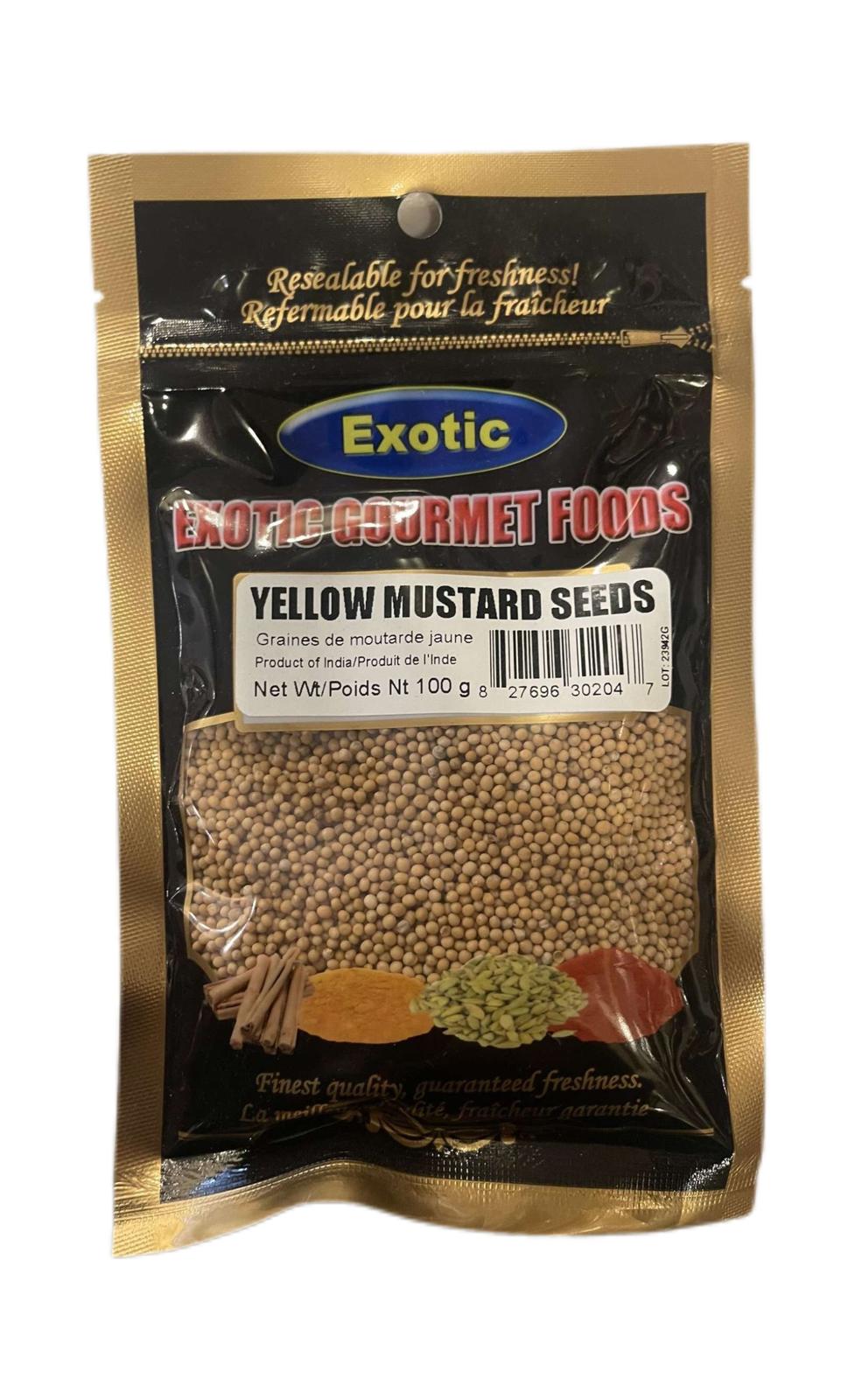 Exotic Yellow Mustard Seeds 100g