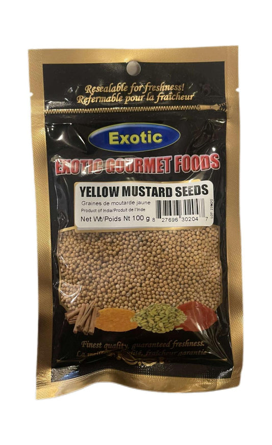 Exotic Yellow Mustard Seeds 100g